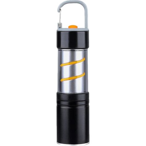 Small Handheld Zoomable Flashlight, Waterproof Outdoor Flashlight with Side Light, 3 Lighting Modes, Compact Portable for Camping, Hiking, and Adventures (1/5)