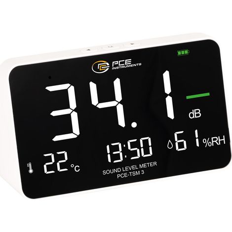 PCE Instruments Schallpegel-Messgerät   PCE-TSM 3 30 - 130 dB 50 Hz - 8500 Hz (1/5)