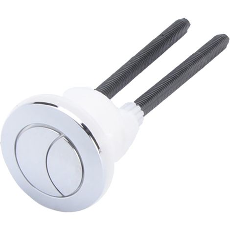 Bouton de chasse d’eau double 38-46 mm pour WC, mécanisme de remplacement circulaire pour réservoir de toilettes