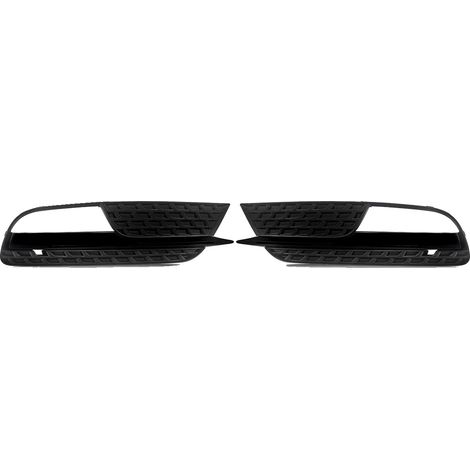 Rejilla para faros antiniebla, plástico ABS resistente, compatible con Audi A5 (2012-2016), 1 par (1/2)