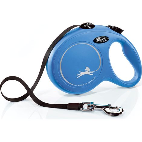flexi Guinzaglio Retrattile Classico per Cani Fino a 49,9 kg, 4,9 m, Grande, Blu (1/5)