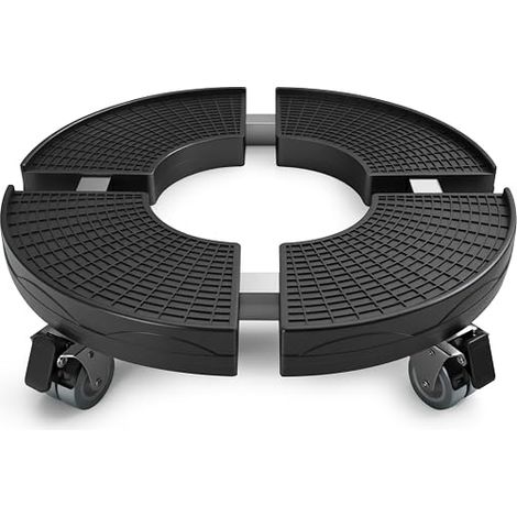 Porte Plante a Roulettes Réglable 38-54 cm, Plateau Roulant (1/5)