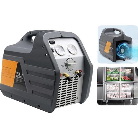 Máquina de recuperación de refrigerante, tasa de recuperación 0,26 kg/min, recuperación de líquido 1,85 kg/min, cilindro único, control de velocidad ajustable, diseño portátil. (1/5)