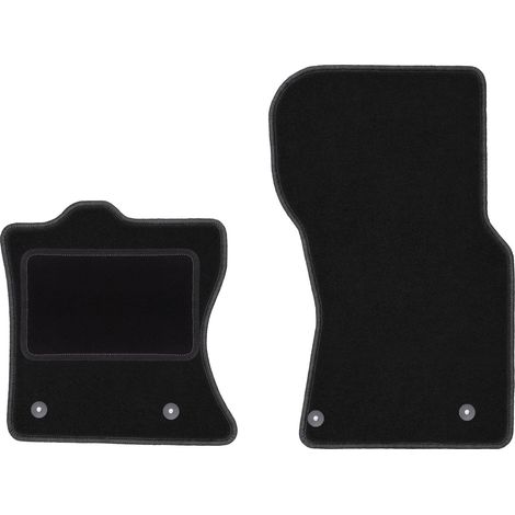 Alfombrillas delanteras para Land Rover Velar SUV (2017-) negras (1/5)