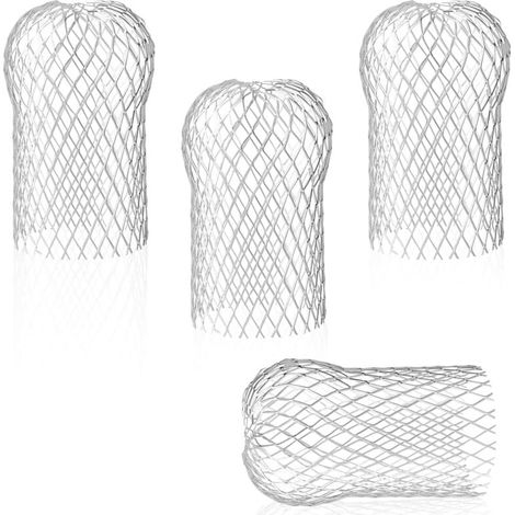 4-Pack Aluminum Gutter Screens, Durable Flexible Gutter Filters for Eaves and Downspouts Against Leaves MUMU (1/4)