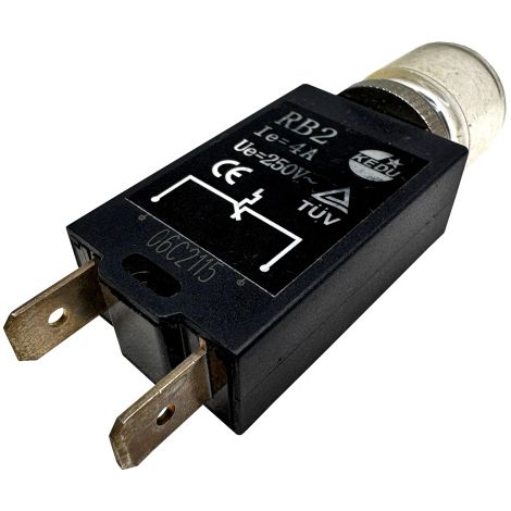 Kedu RB2 Thermoschutzschalter Leistungsschalter Reset Schalter 250V 4A 2Pin für Metallbandsägen uvm. (1/4)