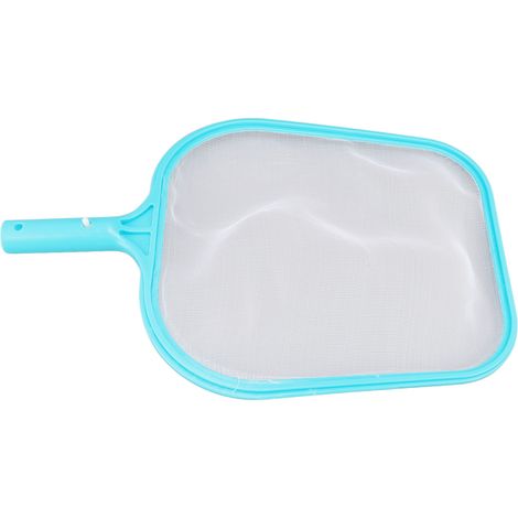 Épuisette de piscine cyan à nettoyage rapide, structure en plastique, matériau en nylon, épuisette pour spas et fontaines (1/5)