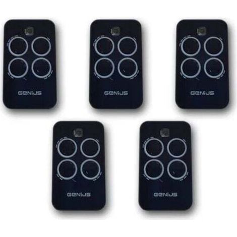 genius 5 x télécommande 4 canaux 433mhz jlc echo tx4 6100334 (1/3)