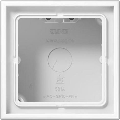 LS CUBE  Caja superfície 1 elemento blanco alpino JUNG LS581AWW