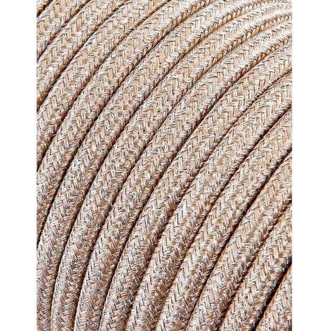 Cavo Tubolare Cord 2x0,75mm C15 Beige 5m