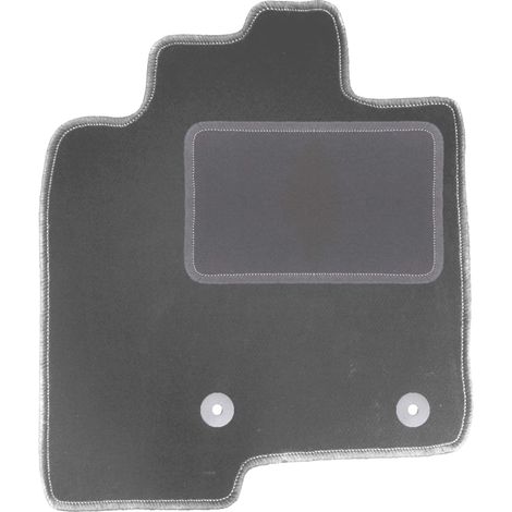 Fahrermatte aus Samt für: Mitsubishi Pajero IV lang (2006–2018) Graphit