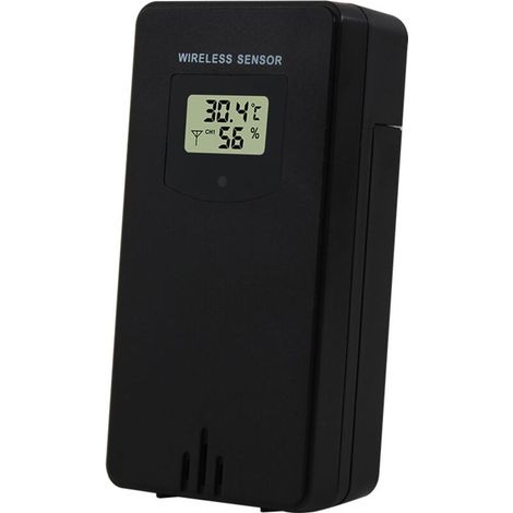Capteur température & humidité numérique intérieur/extérieur – Station météo avec écran LCD, précision élevée, alimentation USB (1/5)