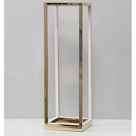 BONTURI CASA HOME DECORATION Lanterna Oro H 82 Cm 25 x 25 Cm Piccola