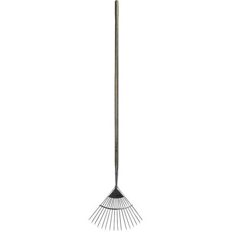 Faithfull RI12-VRSSLRWH Prestige Stainless Steel Lawn Rake Ash Handle FAIPRESLRSS (1/2)