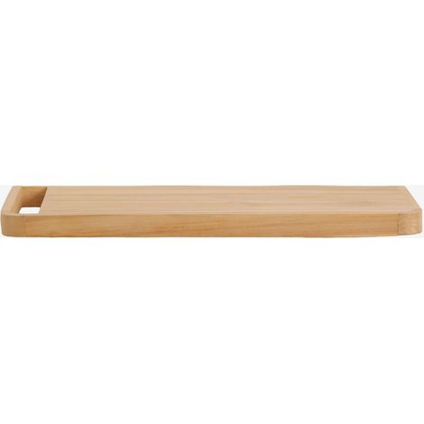 Ensemble meuble de salle de bain suspendu 110x45 cm en bois de teck Neill SKLUM (1/5)