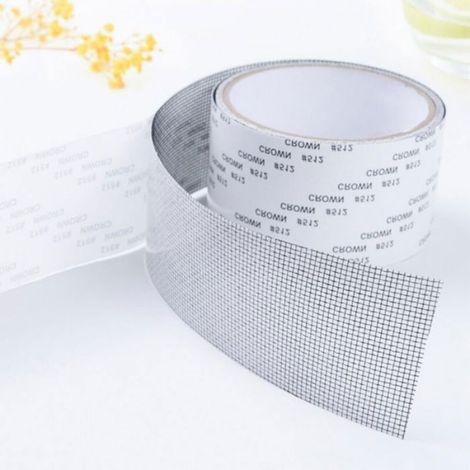 Ruban adhésif résistant pour la réparation de moustiquaires, kit de réparation de moustiquaires, ruban en fibre de verre pour Femeo (1/4)