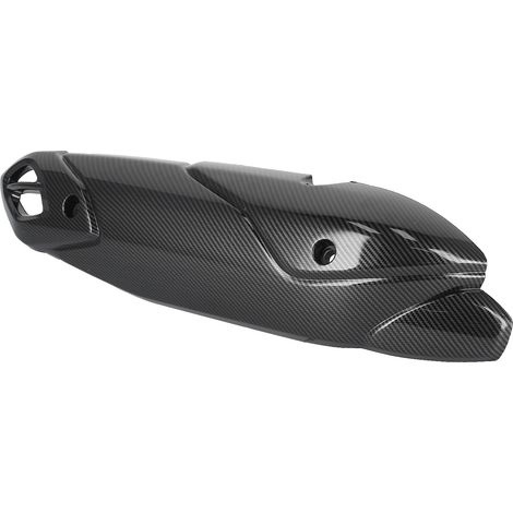 Pare-chaleur d'échappement de remplacement style fibre de carbone pour motos NMAX155 et NMAX125 (2020-2021). (1/5)