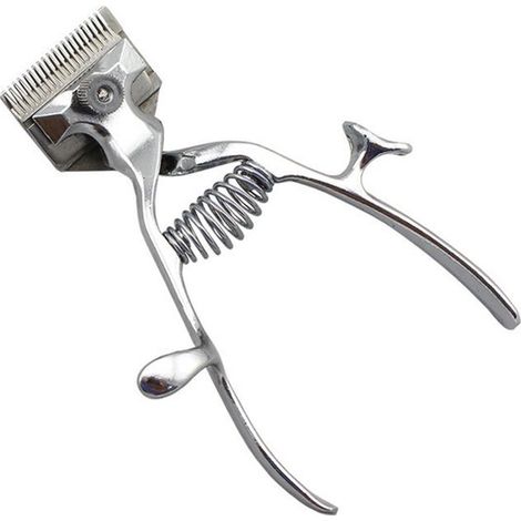Tondeuse manuelle pour animaux de compagnie - Lame en acier inoxydable - Silencieuse - Réglable - Pour chiens et chats (1/5)