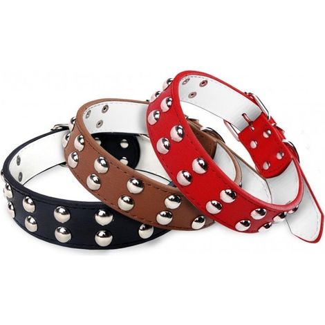 Trade Shop - Cular Con Tonde Borks Para Cani Taglia Grande Chiusura Con Fibbia Regulable - (1/4)
