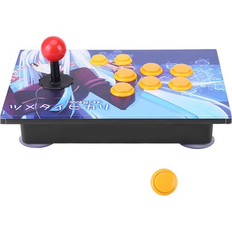 Manette USB Stick Boutons Contrôleur Arcade pour PC Ordinateur Jeux Rétro (1/5)