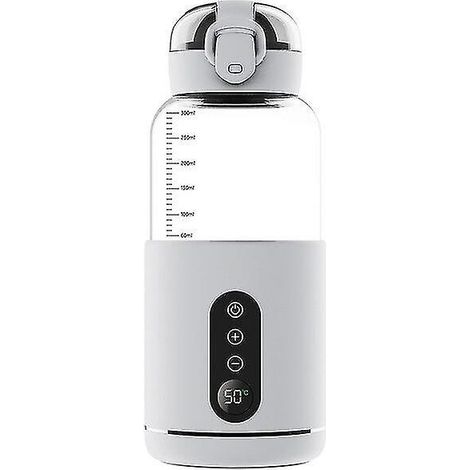 Chauffe-eau portable rechargeable, convient pour le lait en poudre et le lait maternisé, contrôle précis de la température, 300 ml. (1/4)