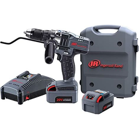 Trapano/avvitatore a batteria Ingersoll Rand D5140-K22-EU, 20V, 2x 5,0 Ah + caricabatteria (1/4)
