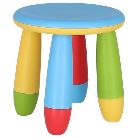 Tabouret pour Enfant Plastique Bleu 20 x 15 x 26 cm (1/5)