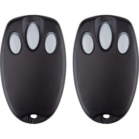 Lot de 2 émetteurs portatifs de rechange pour porte de garage Chamberlain Lift Motorlift 94335E 84335E ML700 ML500 ML850 Merlin + C945 C840 Security + 433,92 MHz (1/4)