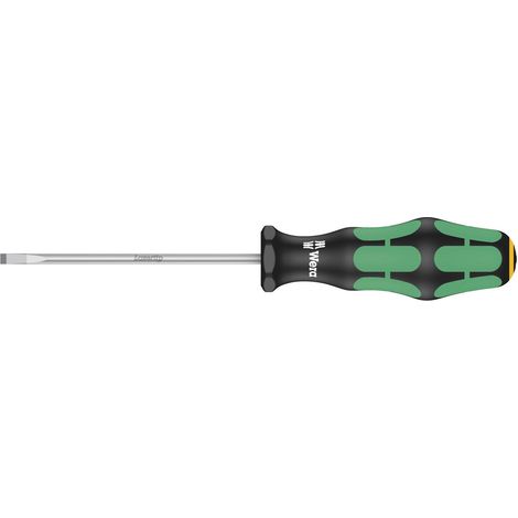 Destornillador plano Wera 335, vástago de 2,5 x 0,4 mm, 75 mm