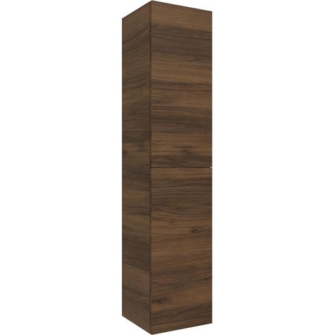 Armoire haute ALLIANCE 1600 2 portes gauche/droite NOYER MAYA 350 x 1600 x 349 mm (1/2)