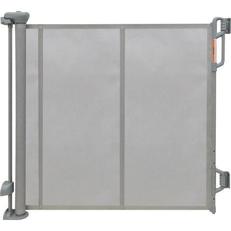1 barrière de sécurité, maille rétractable, largeur 140 cm, hauteur 86 cm, ouverture une main, escaliers portes couloirs (1/5)