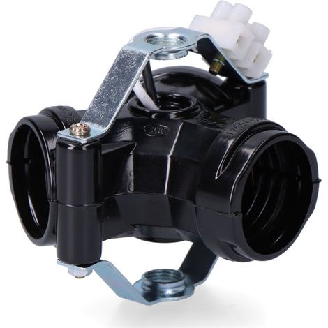 Portalampada multiplo, 3 portalampade E27, M10, da 4 a 250 V, nero. (avvolto nella pellicola trasparente)