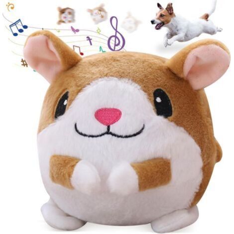 Jouet en Peluche Actif en Mouvement, 17 cm Balle en Peluche Active, Jouet de Balle Rebondissante pour Chiens, Active Moving Pet Plush Toy, Jouet pour Chien Peluche Pet Balle en Peluche (1/5)
