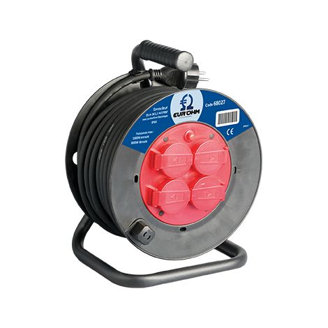 Enrouleur IP44 3G2,5² 20m EUR'OHM 68027