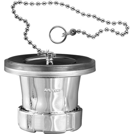 Válvula metalizada con tapón y cadena R-62L - RIUVERT Medidas: 1.1/4" (1/2)