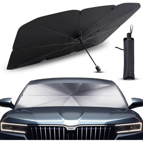 Pare Soleil Voiture Pare Brise Avant, Parapluie Soleil SUV et Camion Pare-soleils pour Pare-Brise Avant Auto résistant(125 x 65 cm) (1/3)