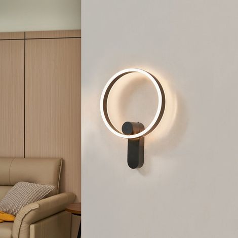 [NEUWERTIG] B-Ware Lucande Yekta LED-Wandlampe Wandleuchte Wandlicht Leuchte LED direkt 18W schw559 (1/2)