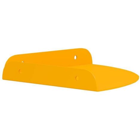 Etagere murale - echelle etagere Vidaxl Étagère flottante 4 pcs Jaune moutarde 18 x 18 x 2 cm (1/5)