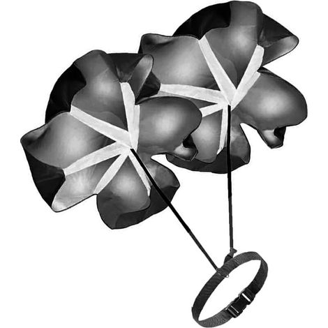 Parachute de vitesse pour football, parapluie, sangle à dégagement rapide, bandes de résistance pour football, basketball et course à pied, équipement de fitness (1/4)