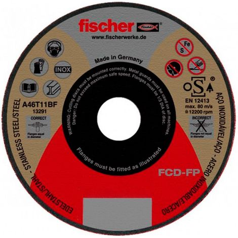 Disque Fcd-fp Fischer Découpe Fine Métal - Fischer (1/2)