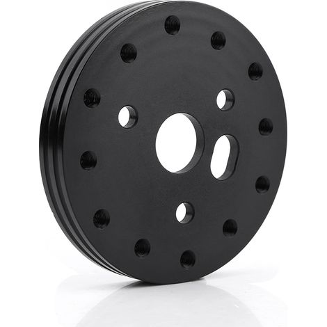 Adaptateur moyeu universel 0.5" pour volant 6 trous vers 3 trous, noir, jante populaire (1/5)
