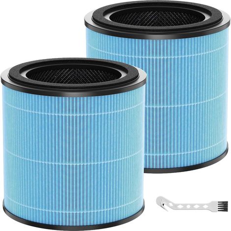 AP0601 Lot de 2 filtres de rechange pour purificateur d'air AIRTOK AP0601 4 en 1 H13 de rechange HEPA Filtre à charbon actif (1/5)
