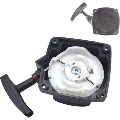 Pull démarreur pour débroussailleuse et tondeuse à gazon – Corde de traction – Matériau ABS –Lanceur à rappel pour tondeuse 40-5 – Compatible avec plusieurs modèles (1/4)
