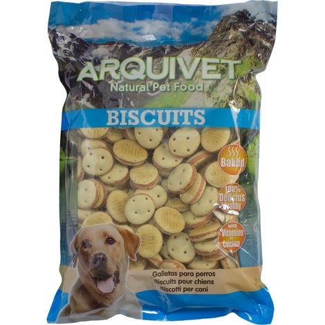 ARQUIVET Biscotti per cani "Panino Ovale" - 1 kg - Snack per cani - Premi per cani (1/3)