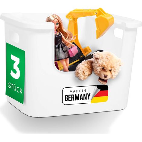 3x Novaliv Aufbewahrungsbox  Regalstapelbox (1/5)