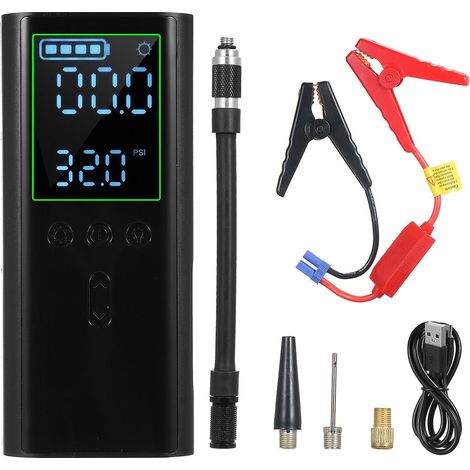 Tragbarer Reifenfüller, kabelloser Mini-Elektro-USB-Handkompressor für Auto, Motorrad und Fahrrad