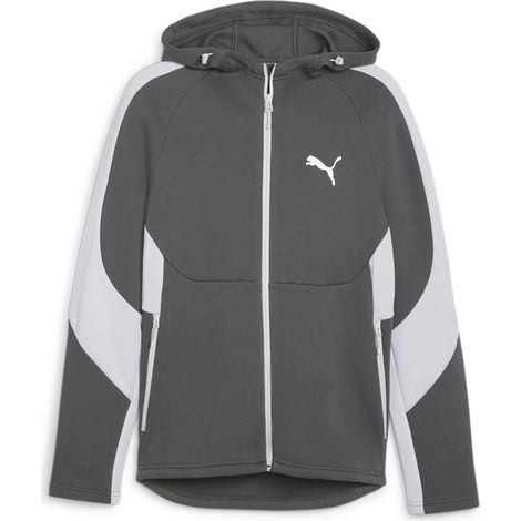 Puma EVOSTRIPE FZ Herren-Hoodie, Dunkelgrau, 67899580 r S