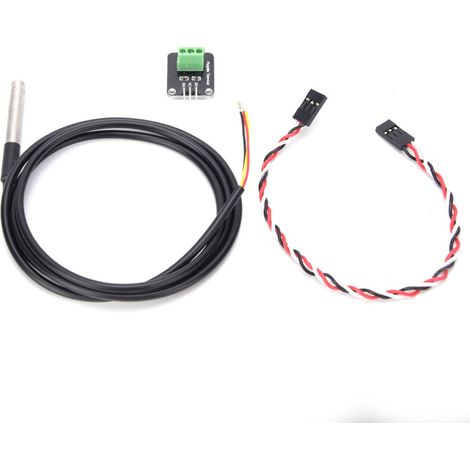 Temperatursensormodul-Kit mit 1 wasserdichten Edelstahlsensor-Elektronikbauteil (1/5)