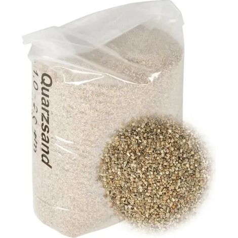 Arena filtrante vidaxl cuarzo 25 kg grano 1,0-2,0 mm
