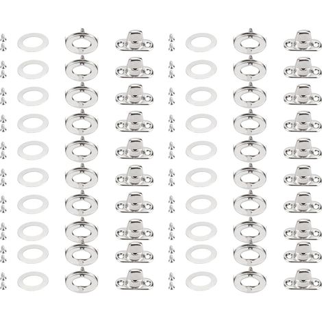 de fixation en alliage de zinc œillets bouton pivotant et